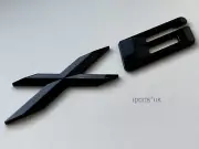 NEW GLOSS BLACK X6 BADGE REAR BOOT BACK FITS BMW X6