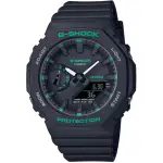 【CASIO 卡西歐】G-SHOCK WOMEN 八角防護構造雙顯錶 禮物 開學(GMA-S2100GA-1A/速)