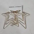 Rebecca Minkoff Super Nova Triple Hoops in Gold, #E33241