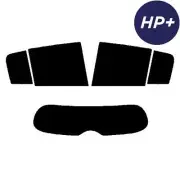 For Renault Megane 5-door 03-07 Carbon Pre Cut Window Tint 35% Light 2-ply HP+