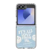 Galaxy Z Flip6 Clear Case It's All Love From Me