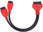 12+8 Pin Connector to OBD2 Adapter Security Bypass Cable for SGW-Equipped FCA Vehicles for Diagnostics, Coding and Programming, Compatible with JScan App