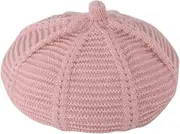 [Minkissy] Chidl Wool Beret Berets Cap for Boys and Girls Wool Hat Fox Ears Stylish for Boys/Girls Pink