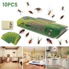 10/20/30/40pcs Cockroach Trap Bait Sticky Trap Glue Pest Control Insect Bug Tool