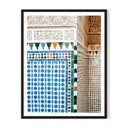 Oh Morocco Framed Printed Wall Art - Black