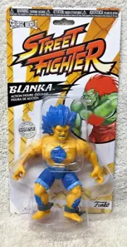 BLANKA yellow blue CHASE action figure funko savage world action figure NEW