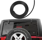 RT-TCZ for Wrangler Rear Window Rubber Seal, Back Window Sealing Strip for Jeep Wrangler TJ JK JKU JL JLU Waterproof Protector Accessories 90.55 Inches