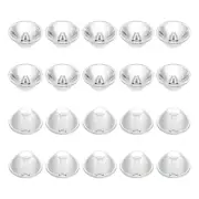 20mm High Power LED Lens, 20 Pcs 8 Degree Smooth Optical PMMA Lenses, Clear