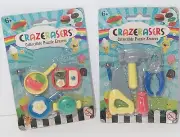 Crazerasers Puzzle Erasers Buildable School Posable Kitchen Accessories Tools