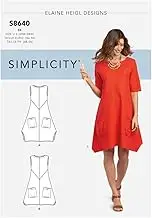 Simplicity S8640 Misses' & Women's Dress or Tunic Sewing Pattern, Size 10-12-14-16-18