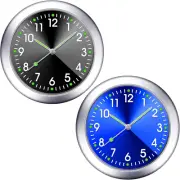 Mini Luminous Dashboard Clocks - 2-Piece Set for Car, Boat, Bike, Home