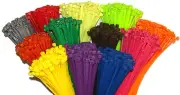 Cable Tie/Tie Wrap/ Zip Tie Pick a Color 7.56" Length 50LB 200 Pack USA MADE