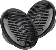 6.5" Marine and Spa Waterproof Speakers, 200W High-Power Sound, UV and Corrosion Resistant for Boats, RVs, Cars, Hot Tubs, (Black)