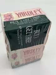 Yardley of London Evening Primrose Bar Soap 4.25 oz 4 bars NOS / Sealed Pkg