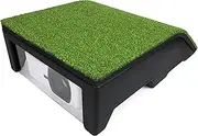 GoSports Golf Simulator Projector Cover with Turf - Floor Mounted Enclosure for LED Projectors