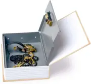 Diversion Book Safe Storage Box (9.5"×6"×2.2"), Dictionary Secret Safe Can wi...