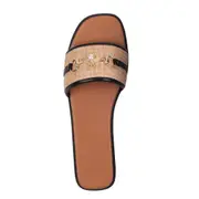 Where's That From Womens/Ladies Harmony Straw PU Sandals