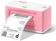 MUNBYN 4x6 Shipping Label Thermal Printer - Works with PC, Mac, Chrome OS (Pink)