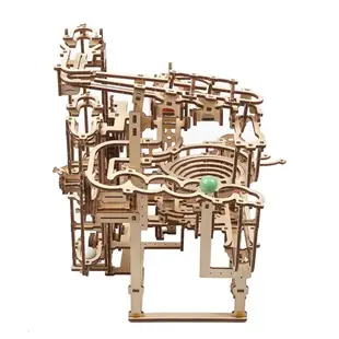 UGEARS｜瘋狂彈珠台2號-階梯升降系統｜免動力自走模型 木製模型 DIY 立體拼圖 烏克蘭 拼圖 組裝模型 3D拼圖