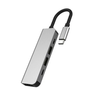 USB HUB Adapter to 2x USB TypeC Splitter Support PD60W