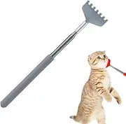 Pet Back Scratcher, Claw Pet Stick Massager, Portable Extendable Scratcher, Telescopic Cat Scratcher Stick, Pet Scratching Tool for Cat, Dog, Puppy, Kitten