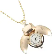 [TOGEVAL] 1pc Pocket Watch Chain Retro Watch Mini Watch with Secret Compartment Medical Watch Clip Fob Watch Mens Wrist Watches Digital Watch Watches for Boys Fob Watches Peaky Golden Quartz