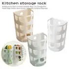 Garbage Bags Plastic Bag Container Tableware Organizer Wall-mounted