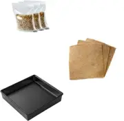 Cat Grass Growing Kit - Organic Seed, Jute Grow Mats, 10 x 10 Grow Container - G