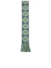 Valentino Garavani Floral Cotton Scarf With Fringes