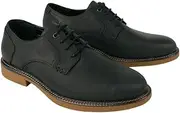 [Hush Puppies] Mens Manchester Black Rub Dress Formal Lace Up Shoes 12 Dress Shoes