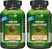 Irwin Naturals Only One Liquid-Gel Multi with Iron (Pack of 2)