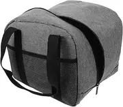 UPKOCH Bowling Ball Pouch Durable Handheld Bowling Carrier Bag for Convenient Storage Transport for Schools Teams Sports Events Holds Multiple Game Balls Grey