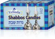 Sabbath Candles, White, 72 ct