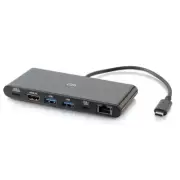 USB-C® 6-in-1 Mini Docking Station w/HDMI®, Ethernet, USB & Power Delivery-C2G