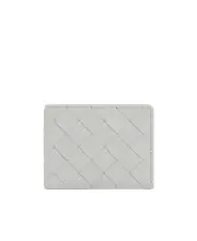 Rhombic pattern card bag One size Gray