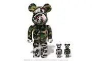38232 BAPE X CANADA GOOSE BE@RBRICK 100% 2PCS& 400%
