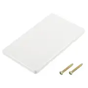 Light Rocker Switch Wall Panel 2 Gang PC White Cover 146mm x 86mm for Switch