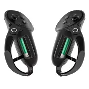 Controller Grips Cover for Meta Quest 3 with Battery Opening Cover Knuckle Strap