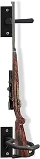 BeGuo Gun Wall Mount,Indoor Gun Rack for Wall,Heavy Duty Steel Rifle Rack Wall Mount,Height-Adjustable Gun Rack of Rifle Shotgun AK 1 Slot