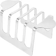 PRETYZOOM 1Pc Sliced Bread Cooling Rack Toast Placing Rack for Kitchen Use Space Saving Design Easy to Clean for Baking Enthusiasts Silver