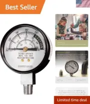 Compact 1930 Pressure Dial Gauge - Fits All Canners for Accurate Pressure