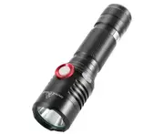High Bright LED Flashlight Aluminum Alloy Waterproof COB Torch for Outdoor Camping Emergency