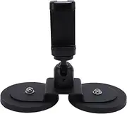 360 Degree Adjustable, Aluminum Alloy Strong Suction Magnetic Camera Mount for Action 5 Pro, Go 3S, 13 Black, 3 with Stability Enhancing Design, Phone Compatible