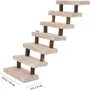 Small Animal Wooden Ladder Platform Cage Bridge Guinea Pig Habitat Climbing Toy