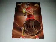 2019 AFL SELECT MILESTONE 100 GAMES GOLD COAST SUNS DAVID SWALLOW MG42