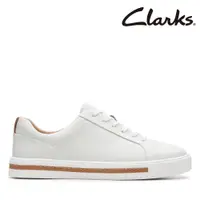 在飛比找PChome24h購物優惠-【Clarks】女款Un Maui Lace 板鞋風異材質綁