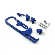Holley 4150 4160 Series Blue Aluminum Throttle Cable Bracket
