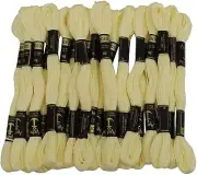 Anchor Stranded Cotton Thread for Cross Stitch/ Embroidery Color - Cream 300