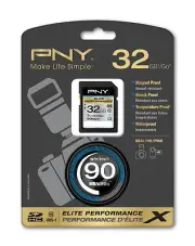 PNY 32G Elite PS Ultra HD DSLR SD card for Canon EOS 80D 70D 60D DSLR camera