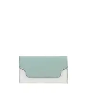 Marni Logo Print Colour-Block Keyholder Wallet One size Green